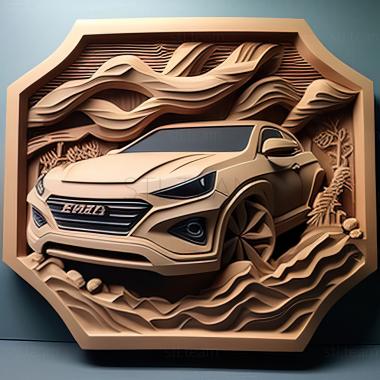 3D модель Hyundai Santa Cruz (STL)